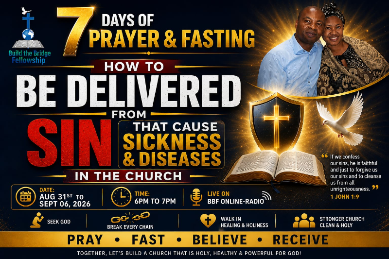 How to Be Delivered from Sin that Causes SICKNESS & DISEASE